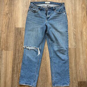 Abercrombie & Fitch Curve Love The 90s Straight Mid Rise